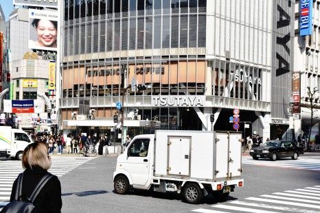 인구대국 일본을 몸으로 느끼자. 시부야 스크램블 교차로