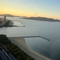 登上九州第一高塔｜Fukuoka Tower福岡塔，百萬夕陽市區景色盡收眼底