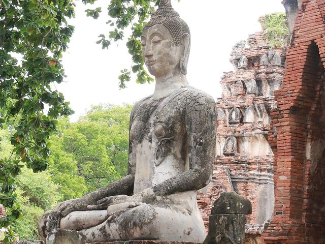 เที่ยววัดมหาธาตุ  อยุธยา 🙏🏻🙏🏻