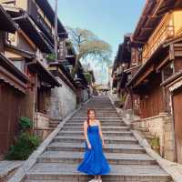 Walking along quaint Kyoto houses