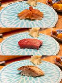 「鮨燐」尖沙咀鮨店，晚市套餐有沙律、麵豉湯同甜品柚子雪芭