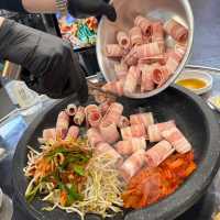 광주 용봉동 육전국수 주는 고기맛집, 창영이부추냉삼&국수집