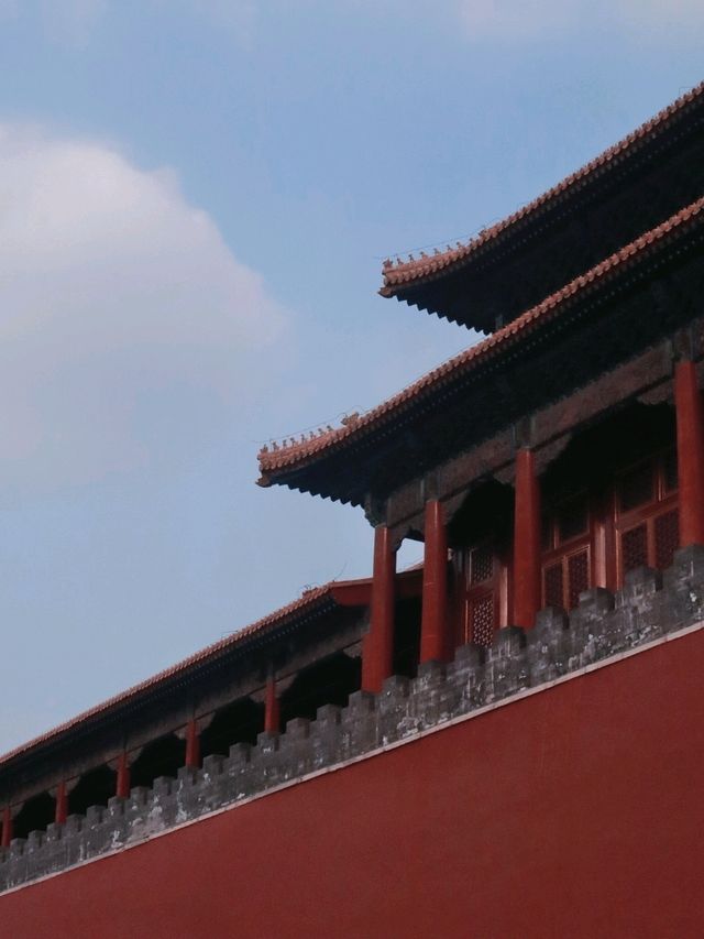 北京丨紅墻內的景色丨北京故宮博物院