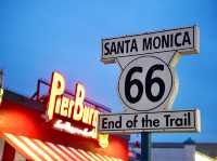 Glowing Lights of Santa Monica Pier 🎡🎢