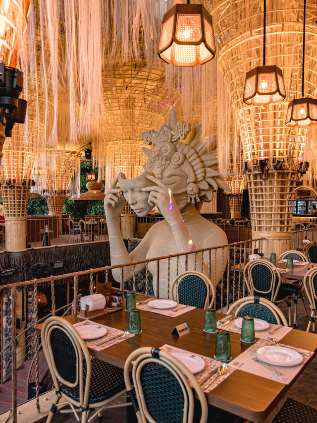 Lamaya Khaoyai ร้านอาหารเขาใหญ่ตกแต่งธีมชนเผ่า