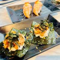 บุฟเฟ่ต์ร้านเด็ด‼️ชาบูปิ้งย่างกุ้งเผาอาหารญี่ปุ่น