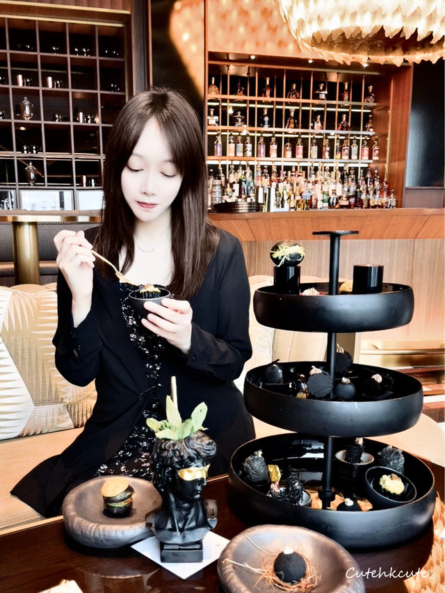 澳門旅遊攻略💢帥爆‼️酷炫黑氛圍感下午茶