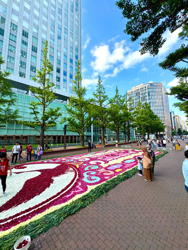 札幌　札幌観光　サッポロフラワーカーペット2024に行ってきた