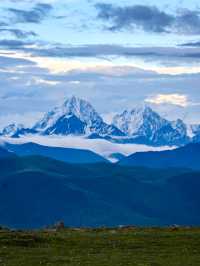 Best Place to See Majestic Peaks of Yala and Gongga