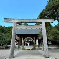 Nice statues around Takaoka Castle Park