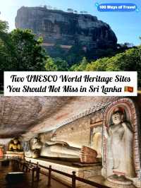 🇱🇰 Two UNESCO World Heritage Sites You Should Not Miss in Sri Lanka 