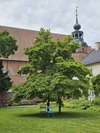 Royal Danish Library Park In Copenhagen, Denmark.