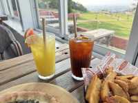 新竹湖口-空ㄟ咖啡 看夜景、夜夕陽的景觀咖啡廳|寵物友善餐廳可帶狗、有廣大的草皮