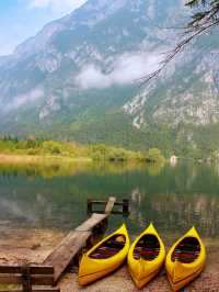 Embracing Serenity: Immersed in Nature at Lake Bohinj