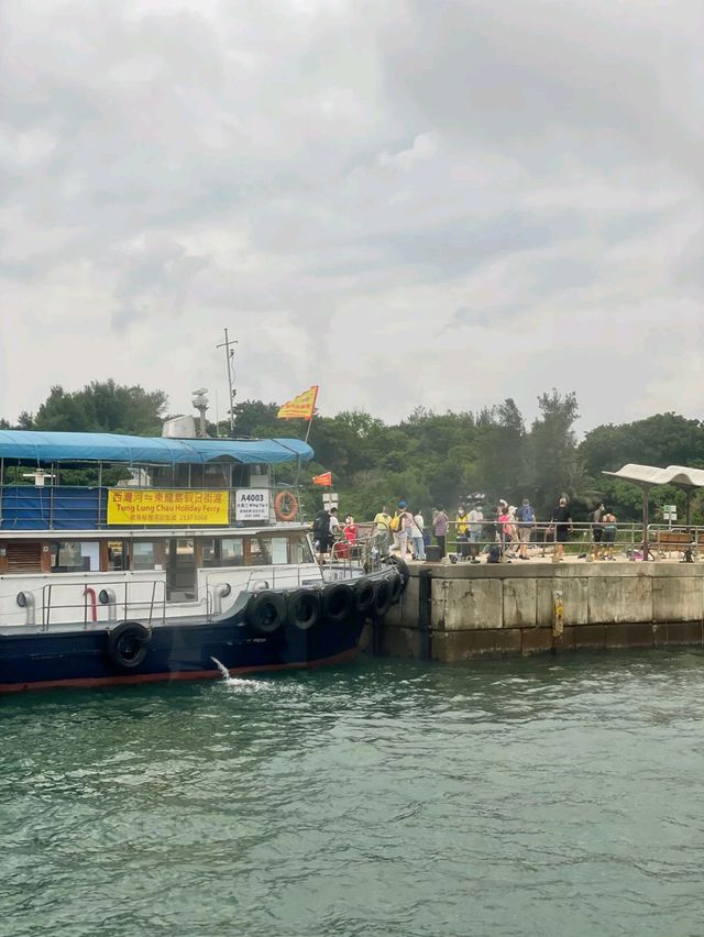 東龍島梁記街渡：方便遊客前往東龍島