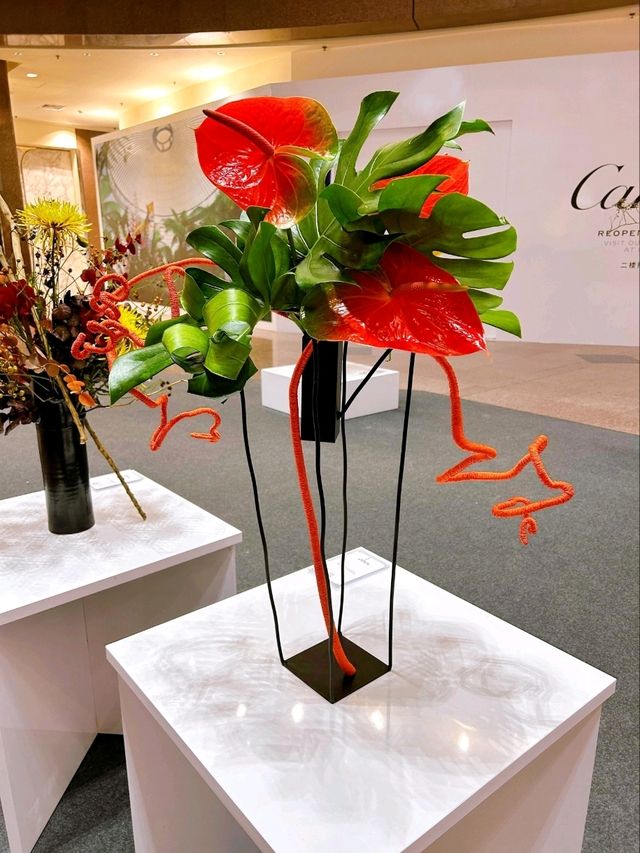 Stunning Sogetsu Ikebana Awakening Exhibition 
