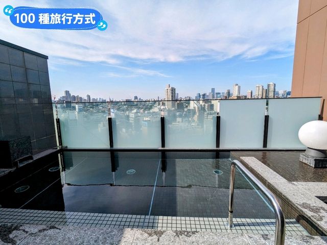 在頂樓戶外的SPA中，忘記城市的喧囂：三井花園五反田SPA