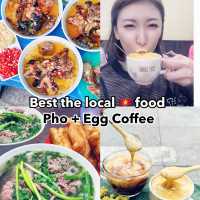 🔝 Must Eat like the Local in Hanoi- Pho + Egg coffee 
