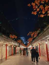 เดินเที่ยววัดเซ็นโซจิตอนกลางคืน สวยมากกก 🏮⛩️