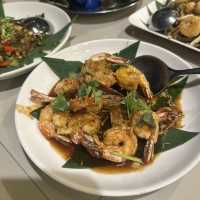 ทานอาหารทะเล ชมวิวพระอาทิตย์ตกที่บางมะนาว 🥢