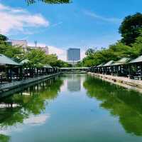 泰國曼谷大學校園景點:Ramkhamhaeng University，特色湖心廟宇建築，適合拍照📸打卡親子遊