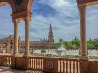 🇪🇸여긴어디야?라고 물어보는 이곳은 세비야 스페인광장🇪🇸
