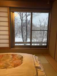 설경을 바라보며 하루를 시작할 수 있는 삿포로 료칸❄️🤍