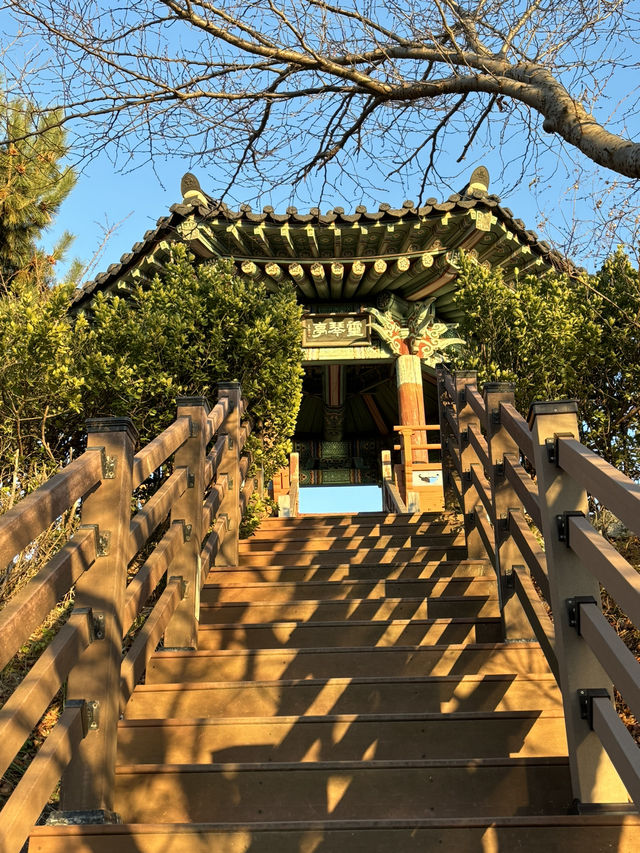 속초 노을이 이름다운 영금정 