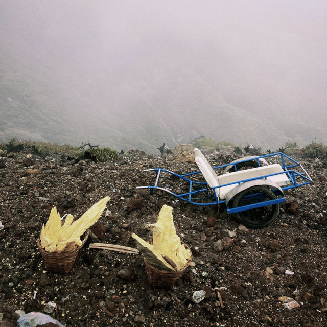 Magical foggy of Kawah Ijen