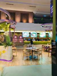 A Delightful Meal in a Playful Setting