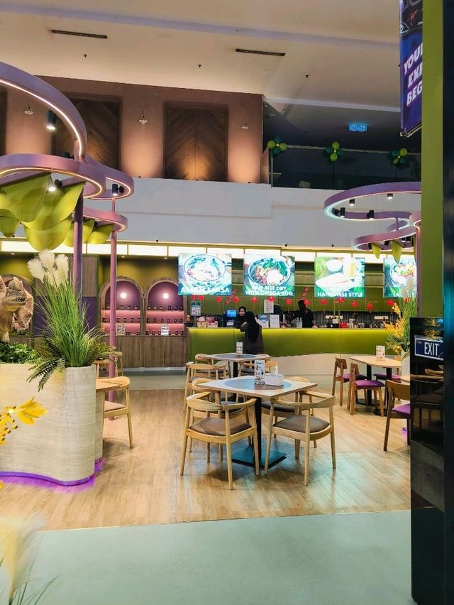 A Delightful Meal in a Playful Setting