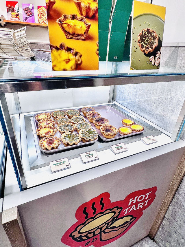 [香港食記］Hashtag B-花型千層酥皮蛋塔💚💛