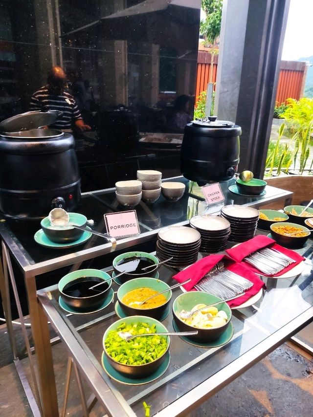 Wide Buffet Spread at Samosir Island