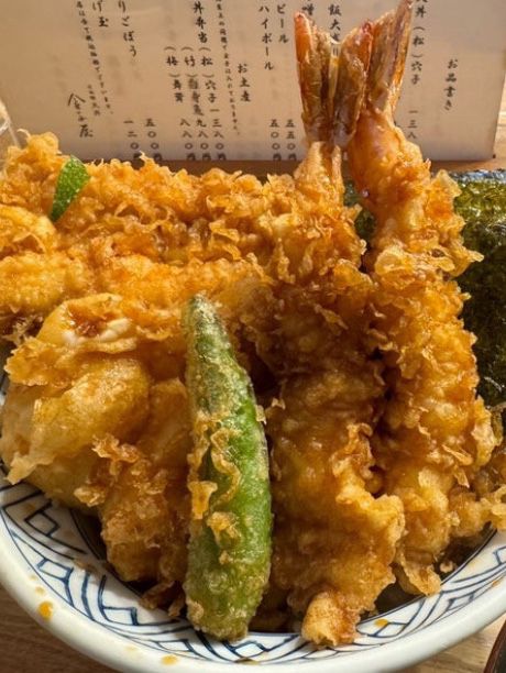 [카네코야 키치조지] 바삭한 튀김들과 단짠소스의 가성비 좋은 텐동🍤 