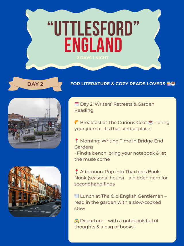 Uttlesford itinerary 🥽✈️
