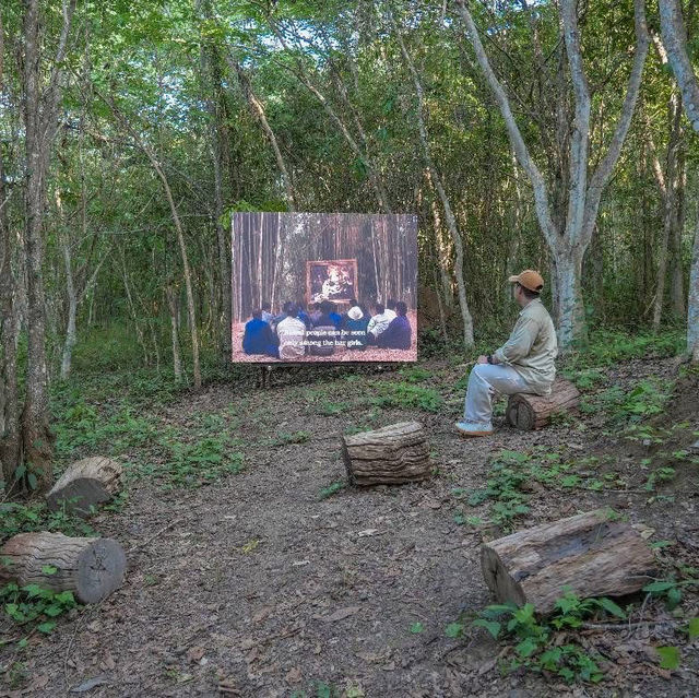 เปิดประสบการณ์ชมงานศิลป์กลางป่าใหญ่🌿