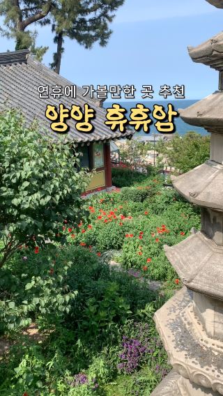 양양 여행코스로 추천하는 바다&사찰