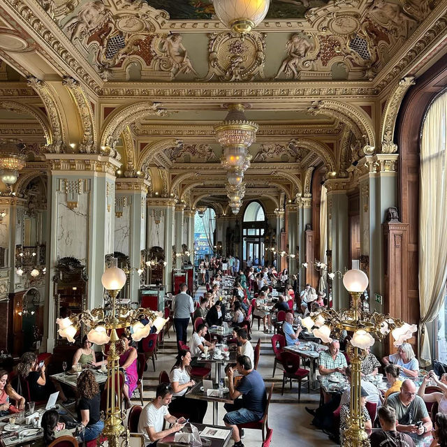 A Weekend at New York Café Budapest: Where Coffee Meets Golden Opulence