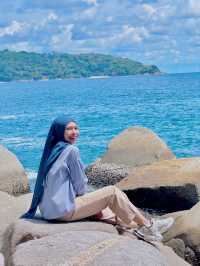 มุมถ่ายรูปลับๆ @หาดกะหลิม 🌊🪨🌴