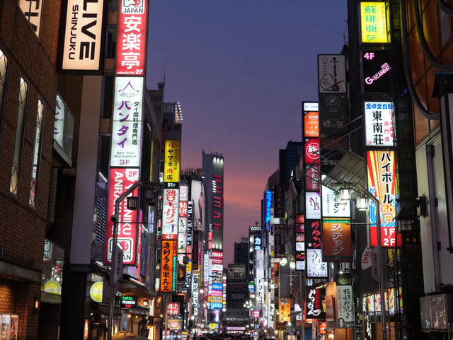 🌆【東京・新宿】昼も夜も楽しめる、ネオンで多彩な街の魅力ガイド