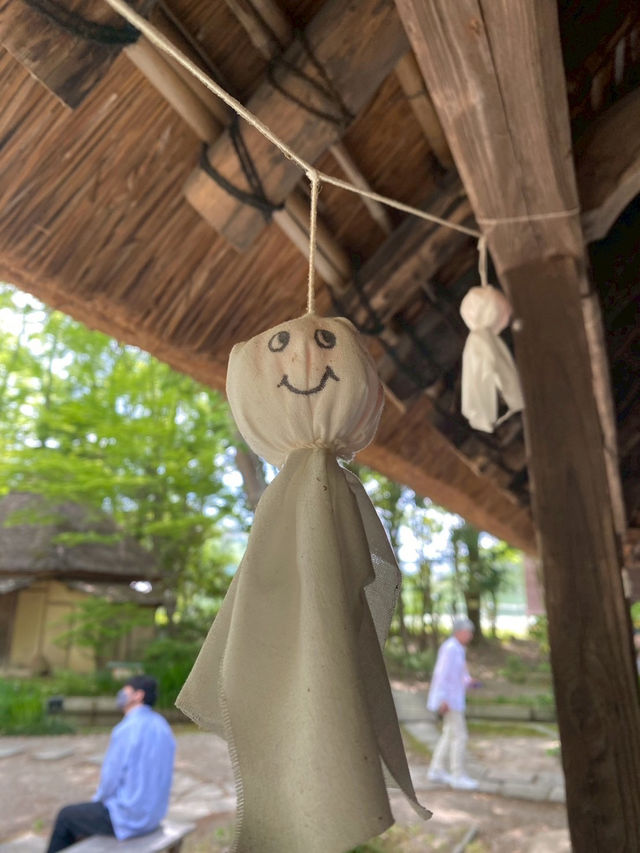 【岡山】藁葺き屋根の中で食べるランチ