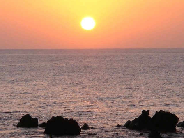 蘭嶼八代灣日落時分 🌅⛰️
