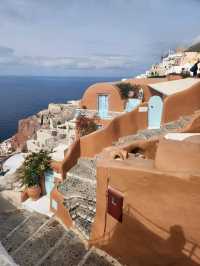 🚢🏝️ Santorini | 乘著船，抵達藍白色的夢境