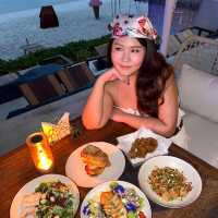 🌙🍹ดินเนอร์ริมทะเลที่ Winkks Beach Club 