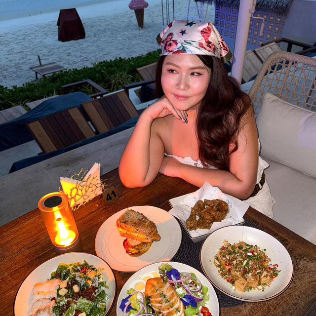 🌙🍹ดินเนอร์ริมทะเลที่ Winkks Beach Club 