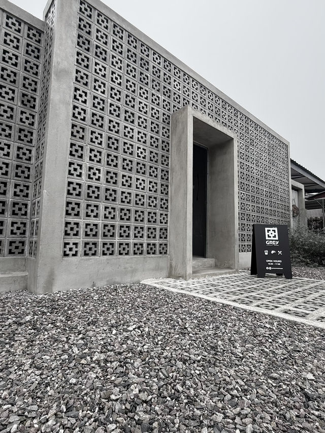 Grey corner house 