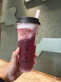 More cheer ชาองุ่นครีมชีสที่อร่อยมาก 