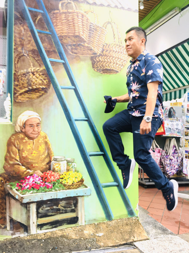 เสน่ห์ย่านKampong Glam ถนนMuscat Street Artต้องไป