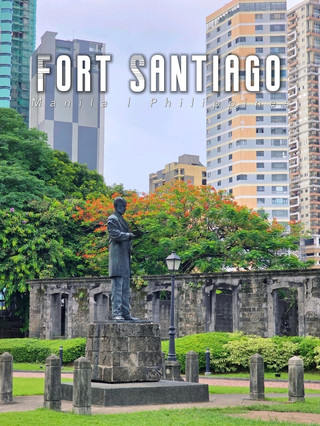Fort Santiago, a historical site in the Philippines