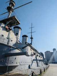 The Mikasa Memorial Warship in Yokosuka